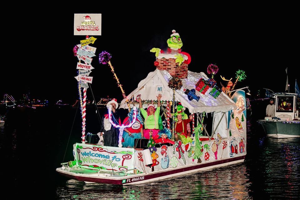 2023 Merritt Island Christmas Boat Parade Sykes Creek Canal, Merritt