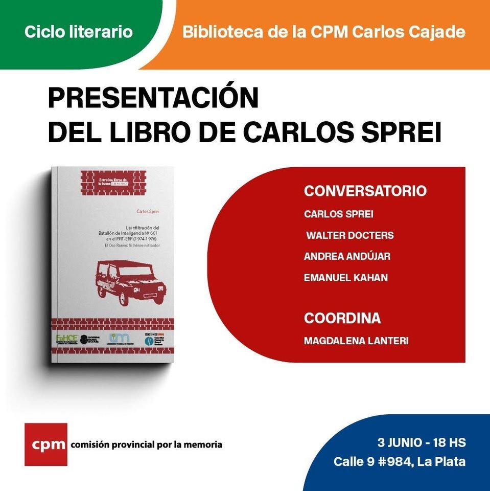 Presentación del libro “La infiltración del Batallón de Inteligencia