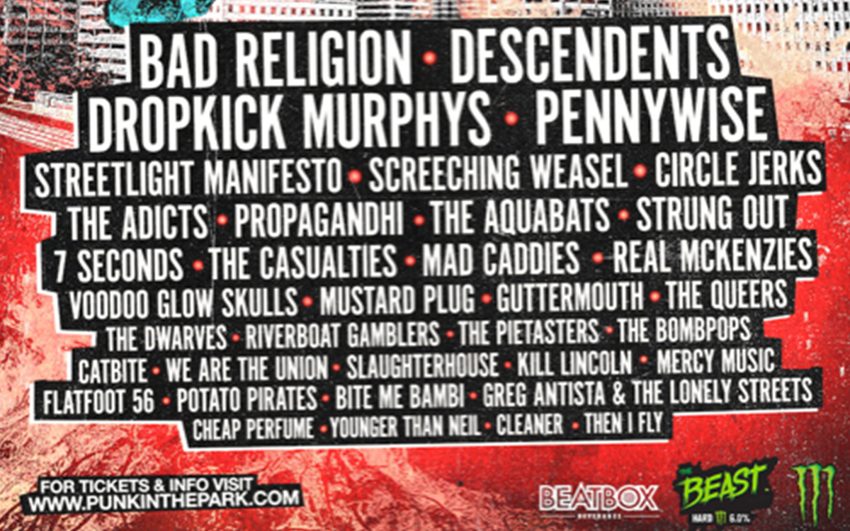 Punk in the Park - Saturday with Bad Religion, Pennywise and more