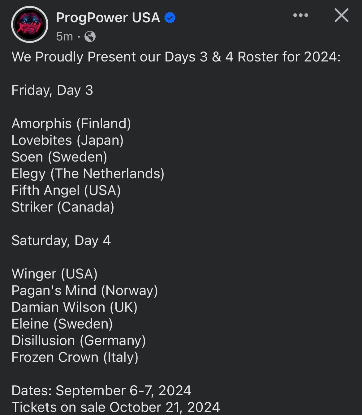 ProgPower USA - 2 Day Pass (Day 3 & 4)