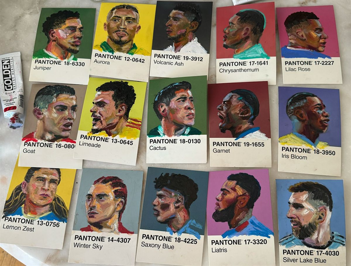 World Cup Player Colouring Class
