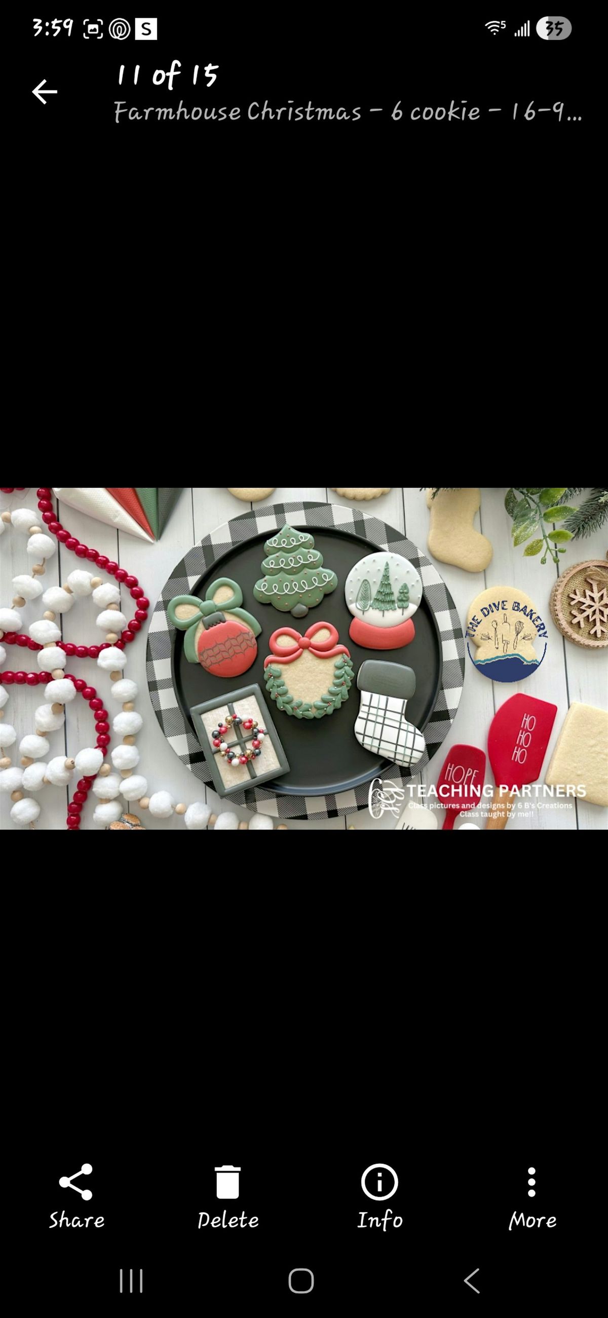 Farmhouse Christmas Cookie Decorating Class