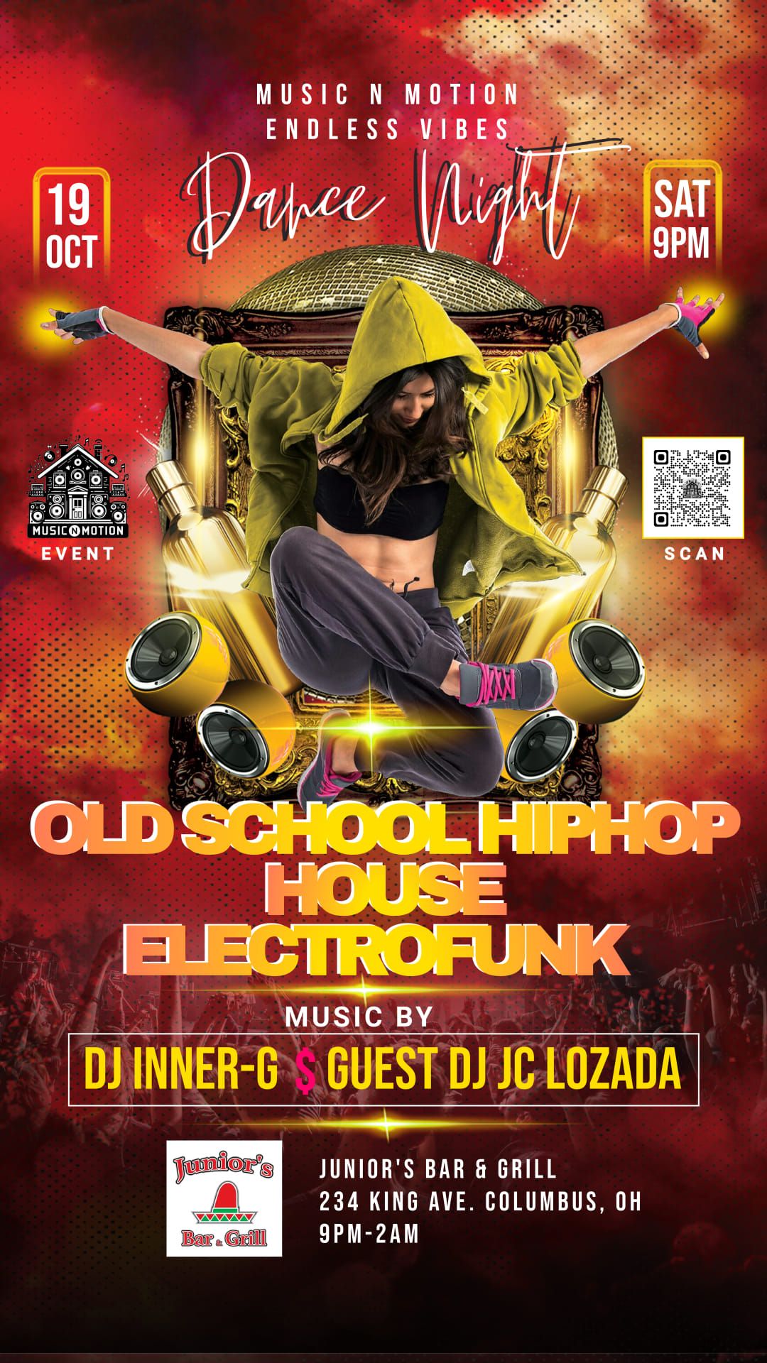 Music N Motion Endless Vibes Old School HipHop, House, ElectroFunk