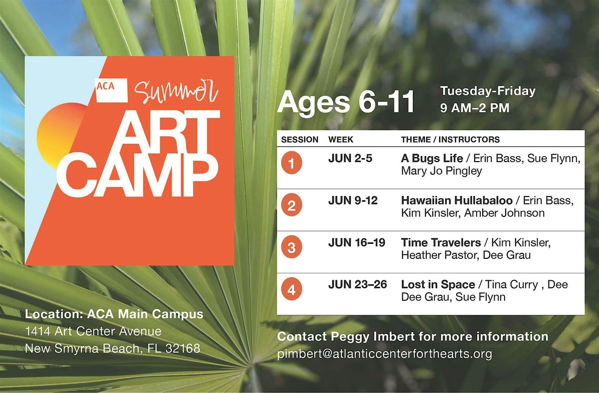 ACA Summer Art Camp - Week FOUR June 23-26, 2026