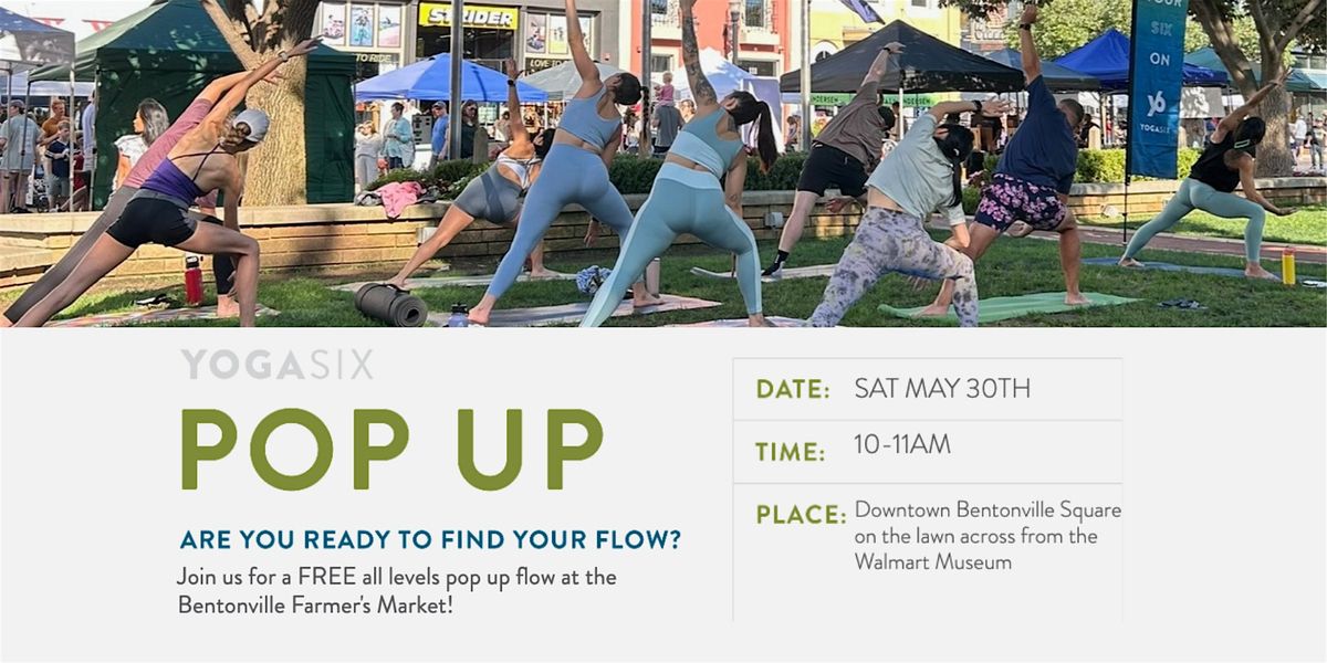 Free Yoga at the Bentonville Farmers Market