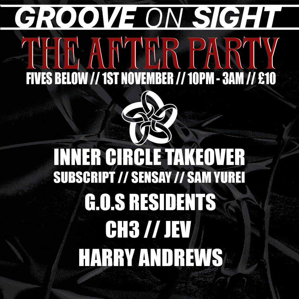 HALLOWEEN AFTERPARTY - GROOVE ON SIGHT - November 1st