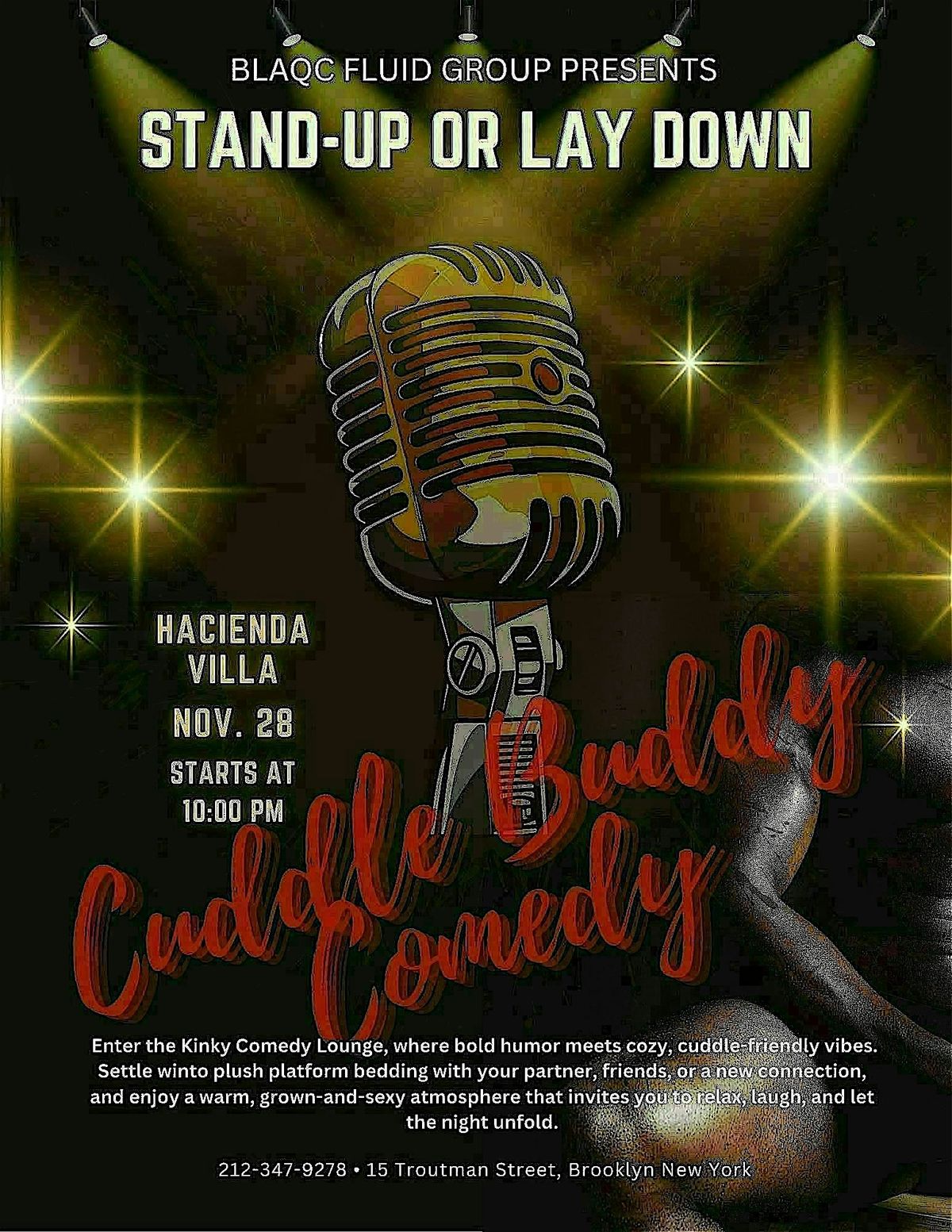 Stand up Lay down - Cuddle Buddy Comedy Show