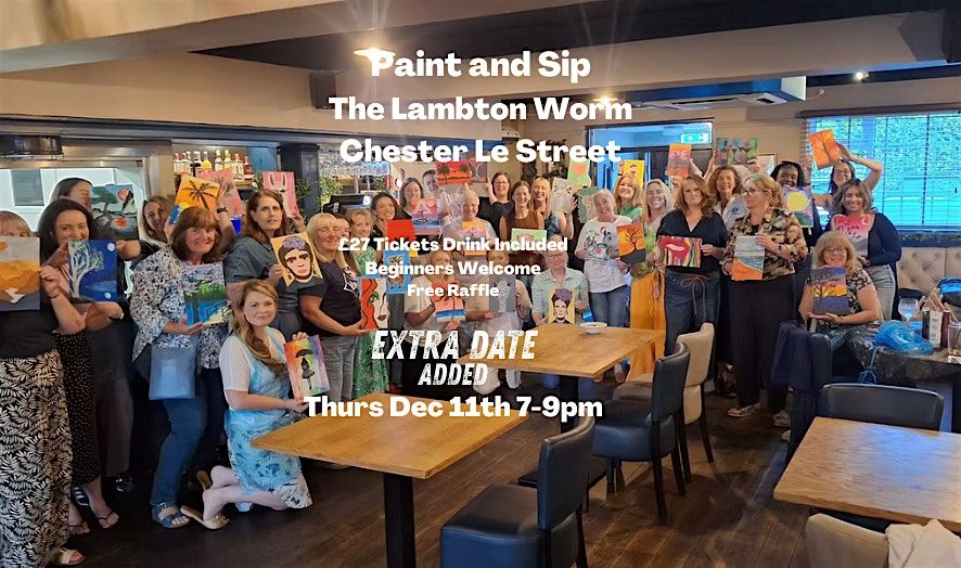 Paint Sip The Lambton Worm Chester Le Street