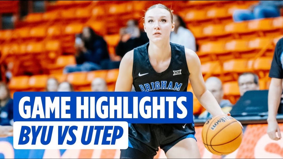 BYU Cougars Women's Basketball vs. UTEP Miners