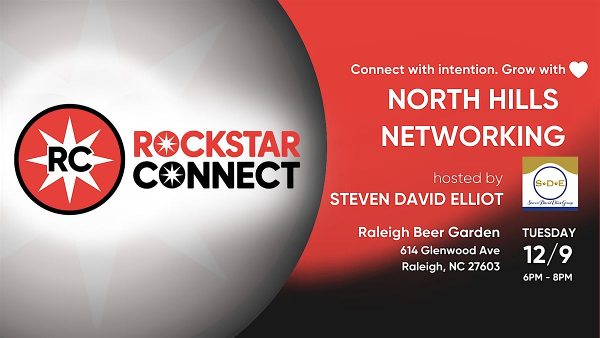 Free  North Hills Networking Rockstar Connect Event (December, NC)