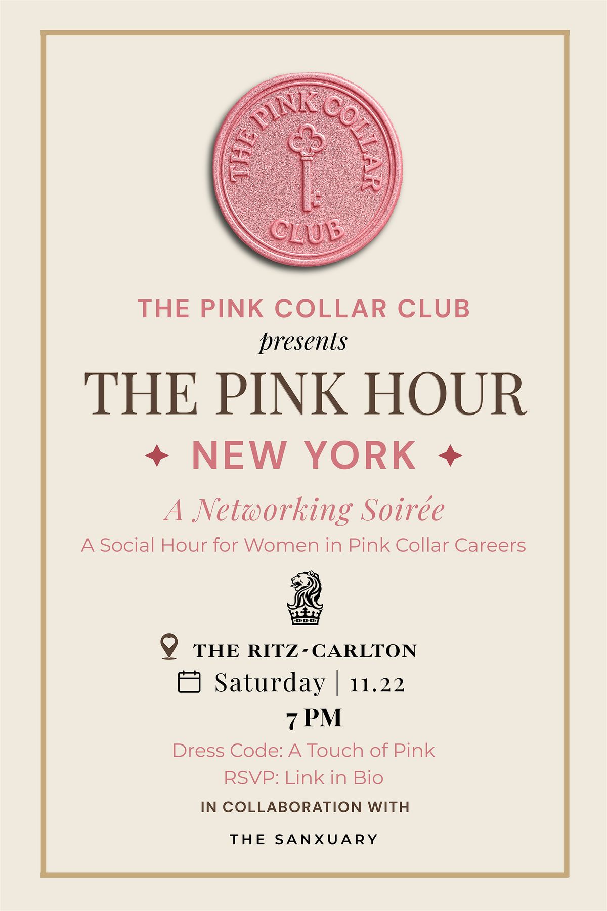 The Pink Hour | Soft Power Soir\u00e9e @ The Ritz