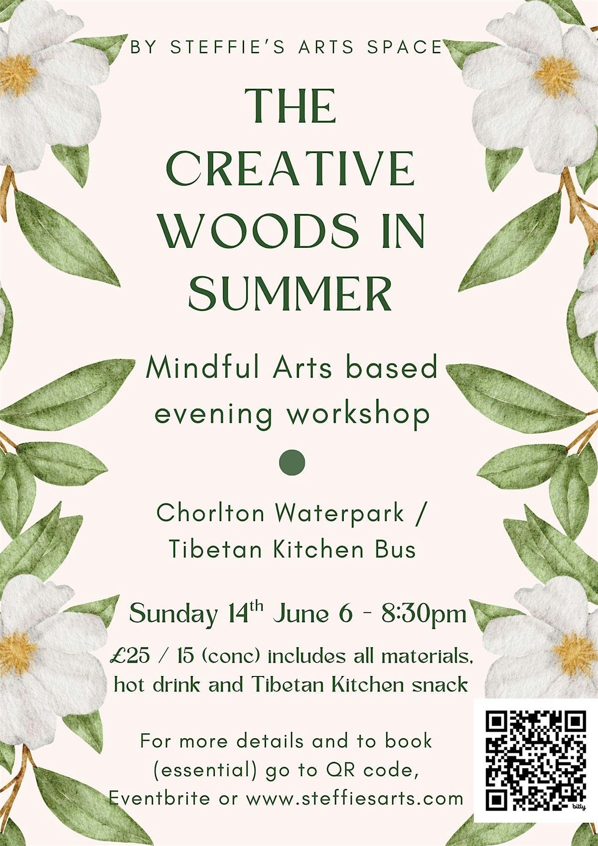 The Creative Woods in Summer: evening workshop at TK & Chorlton waterpark
