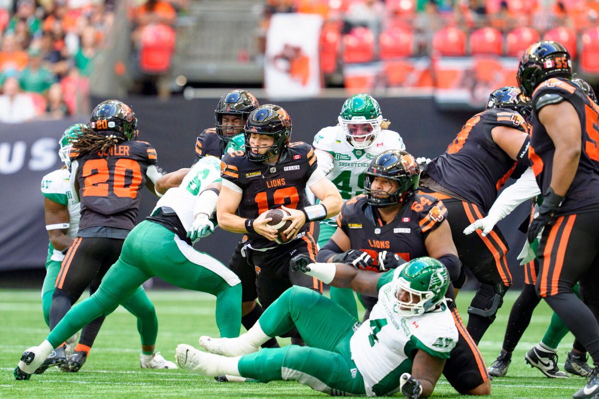 BC Lions at Saskatchewan Roughriders at Mosaic Stadium at Taylor Field