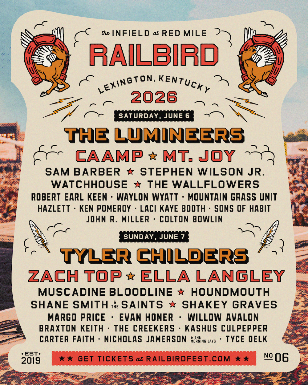 2026 Railbird Festival - 2 Day Pass at The Red Mile