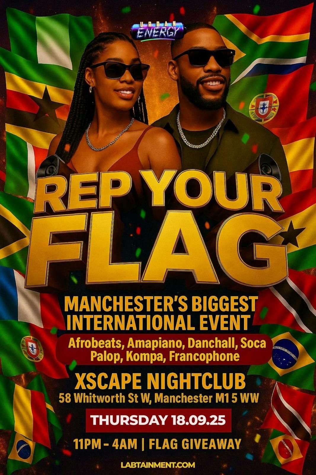 REP YOUR FLAG: MANCHESTER\u2019S BIGGEST INTERNATIONAL PARTY
