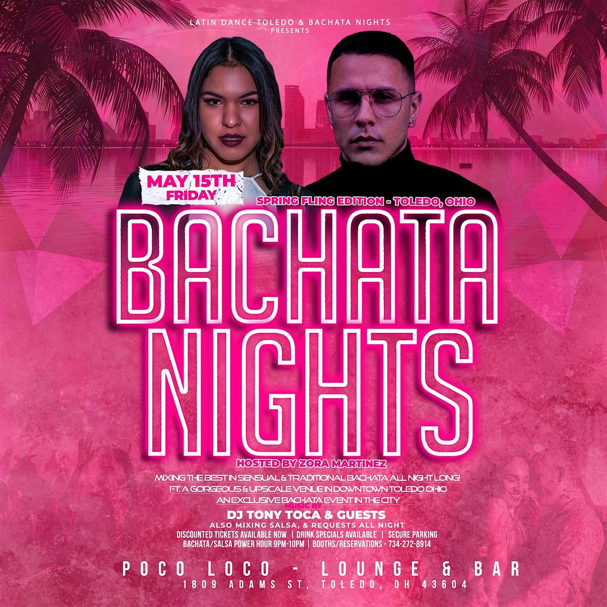 Bachata Nights - Toledo, MI - Spring Love Edition