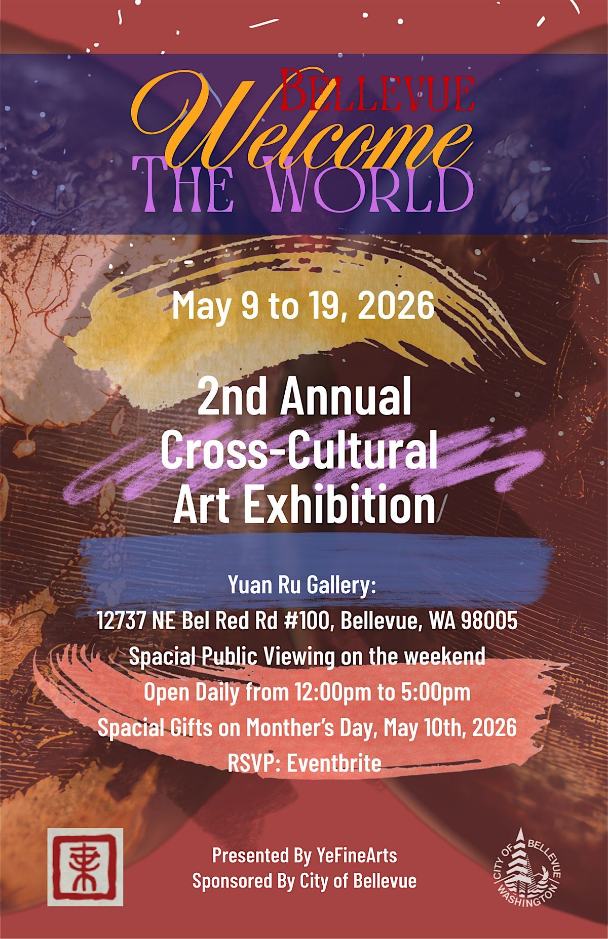 2ND ANNUAL CROSS-CULTURAL ART EXHIBITION "BELLEVUE WELCOME THE WORLD"