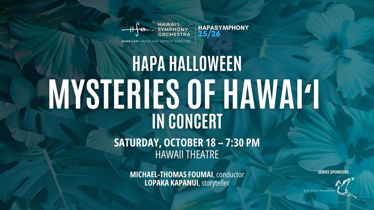 Hawaii Symphony Orchestra - Hapa Holloween at Hawaii Theatre Center