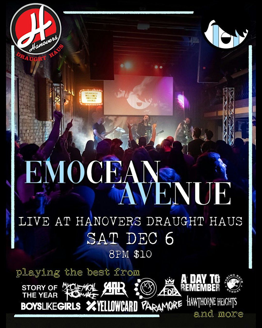 EMOcean Avenue LIVE at Hanovers Pflugerville