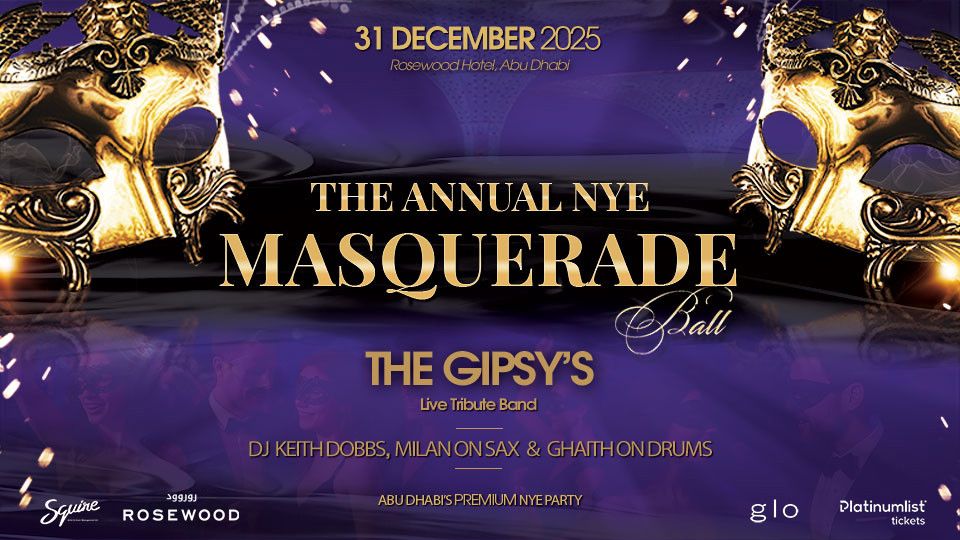 NYE Masquerade Ball 2025 at Rosewood Abu Dhabi
