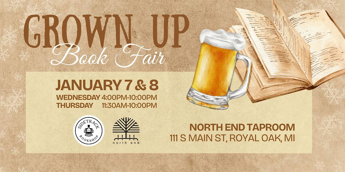 Grown-up Book Fair @ North End Taproom