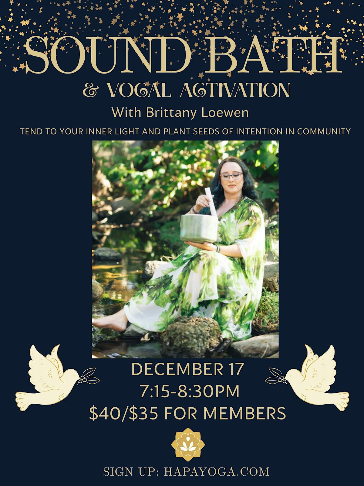 Sound Bath with Vocal Activation
