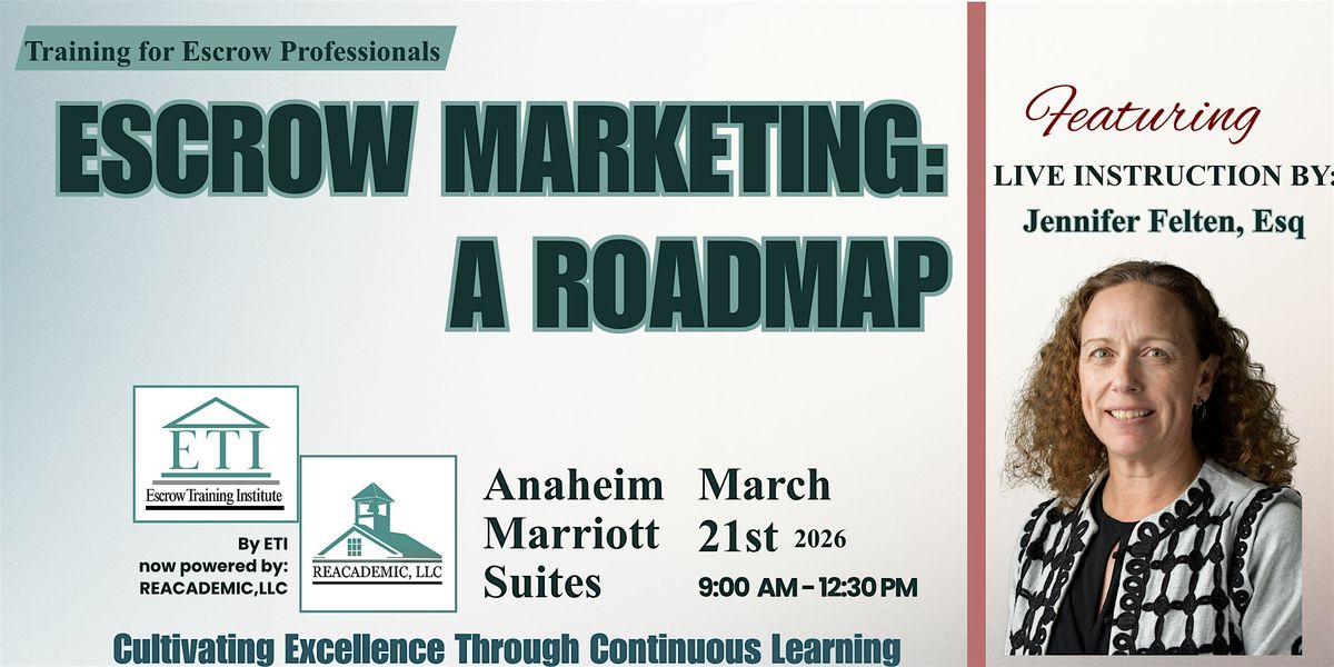 Escrow Marketing: A Roadmap