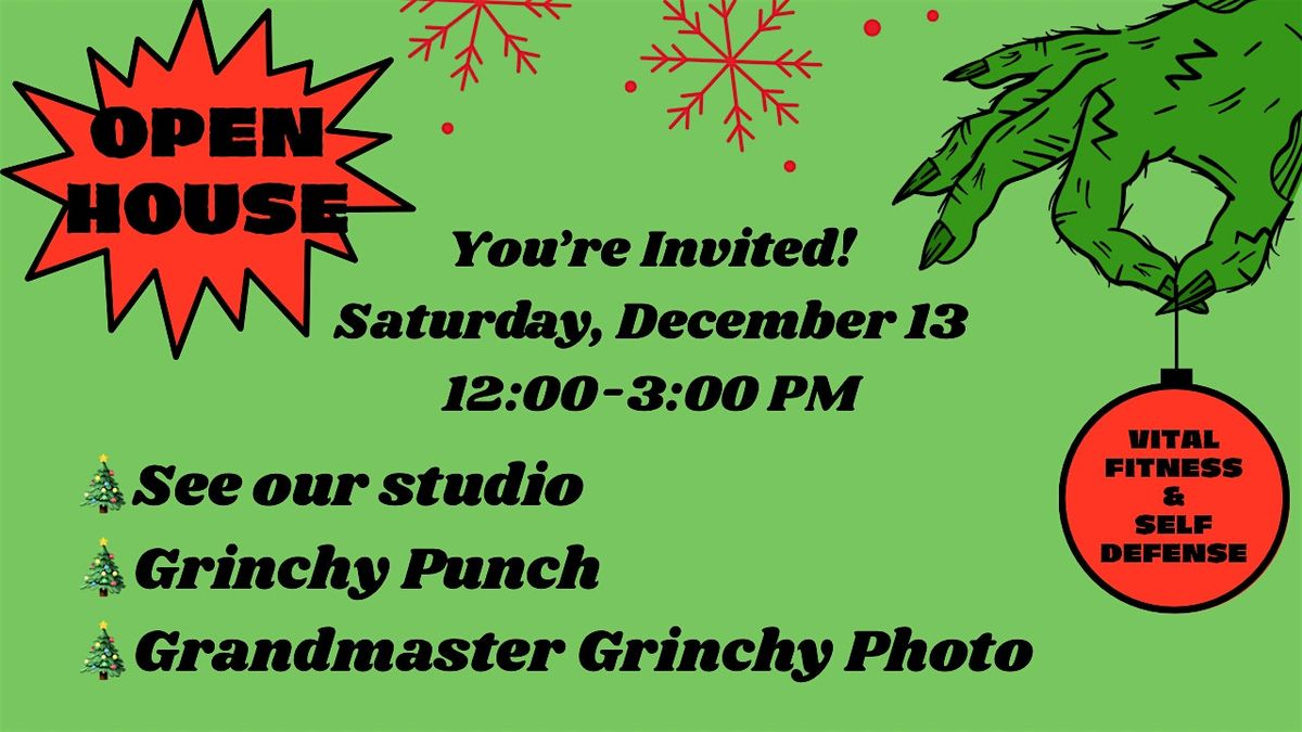 Grinchy Punch & Photos\u2014 OPEN HOUSE
