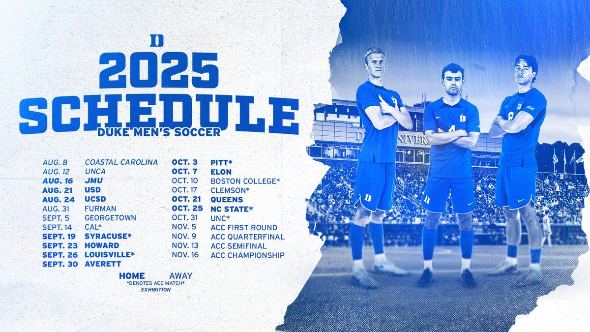 Parking Howard Bison at Duke Blue Devils Mens Soccer