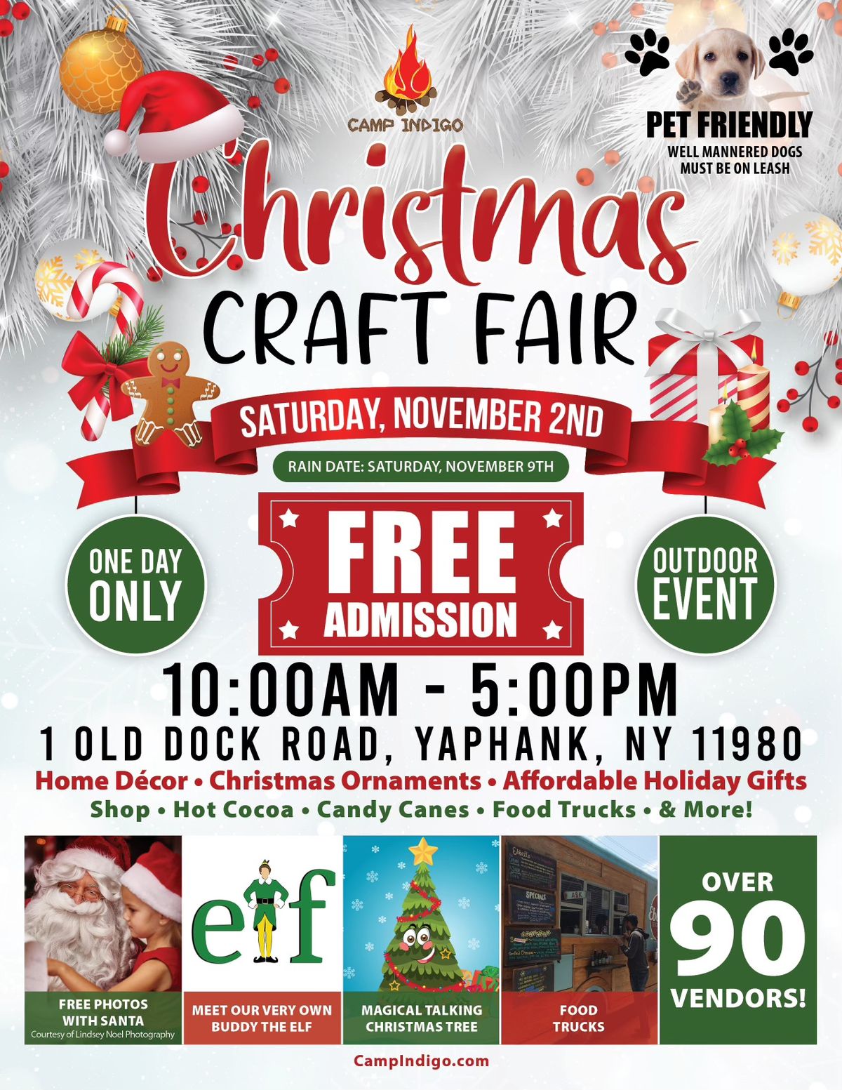 Christmas Craft Fair 1 Old Dock Road, Yaphank, NY 11980 November 2