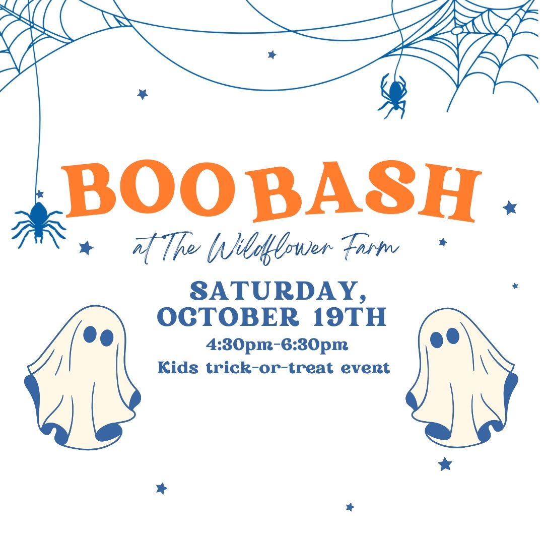 Boo Bash at The Wildflower Farm 11332 W. Dralle Rd, Monee, IL