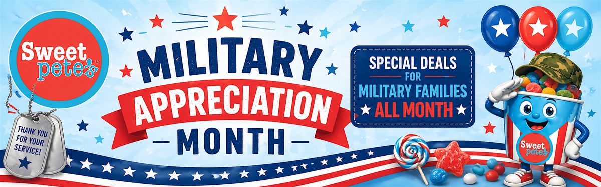 Military Appreciation Month - 50% off Candy Classes