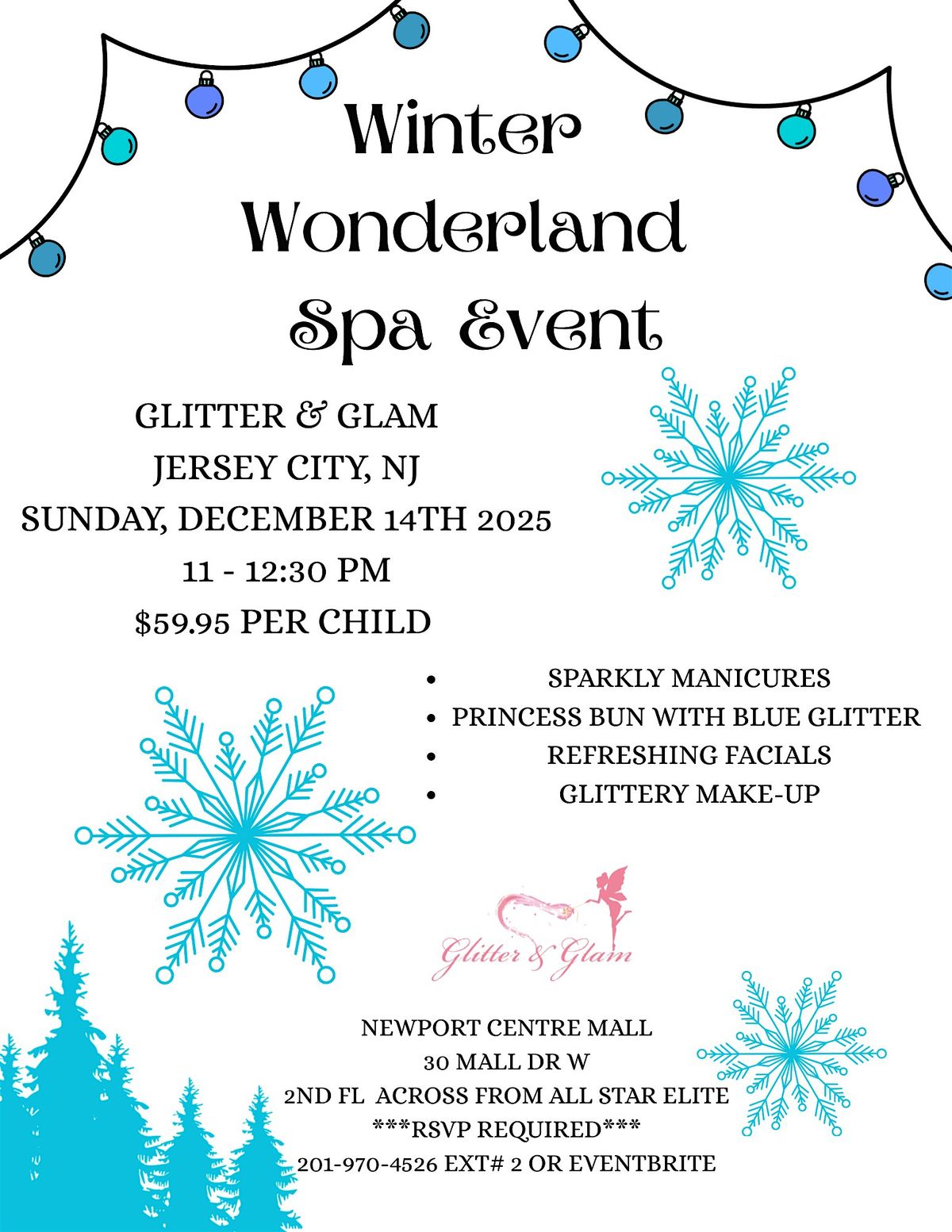 Winter Wonderland Spa Event
