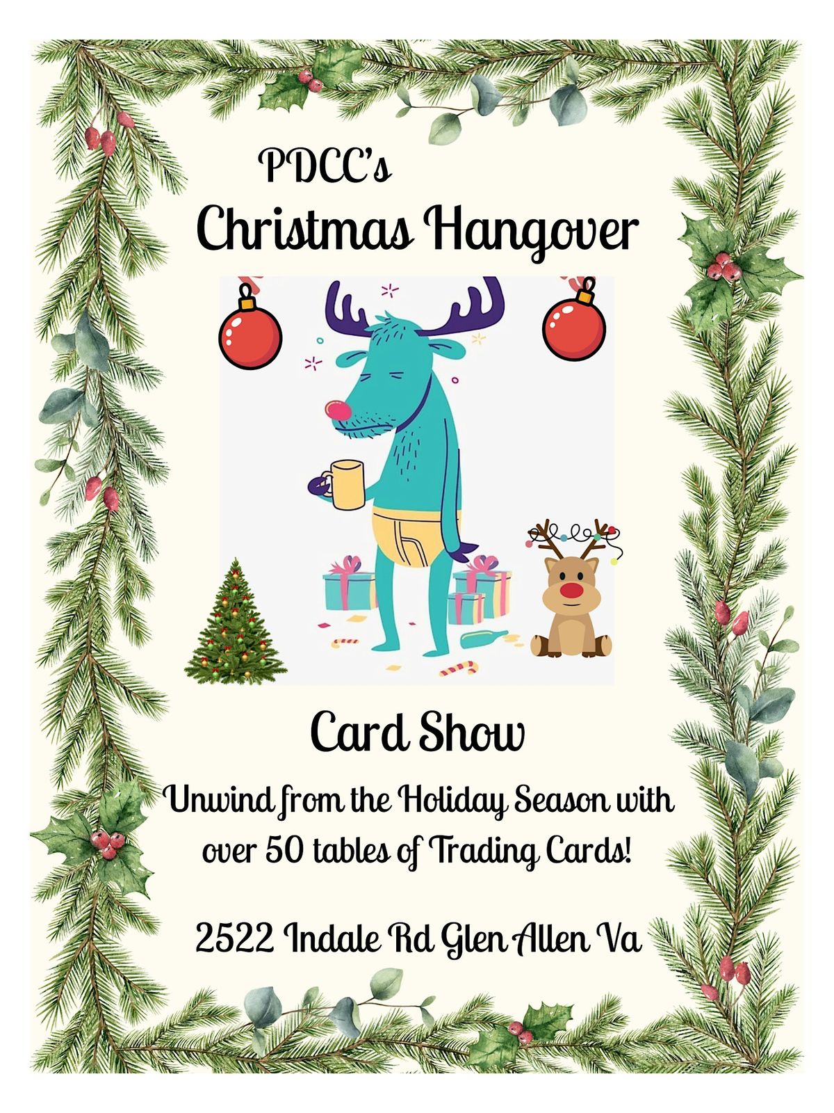 PDCC's Christmas Hangover Card Show (Mixed Genre Event)