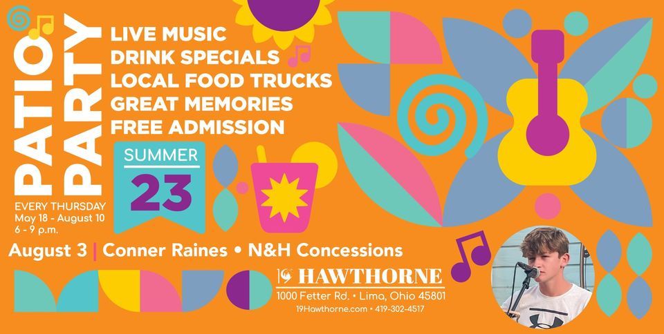 19 Hawthorne Patio Party | Conner Raines \u2022 N&H Concessions