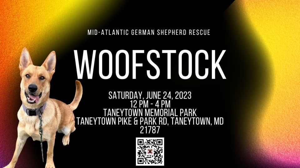 Woofstock Taneytown Memorial Park June 24, 2023