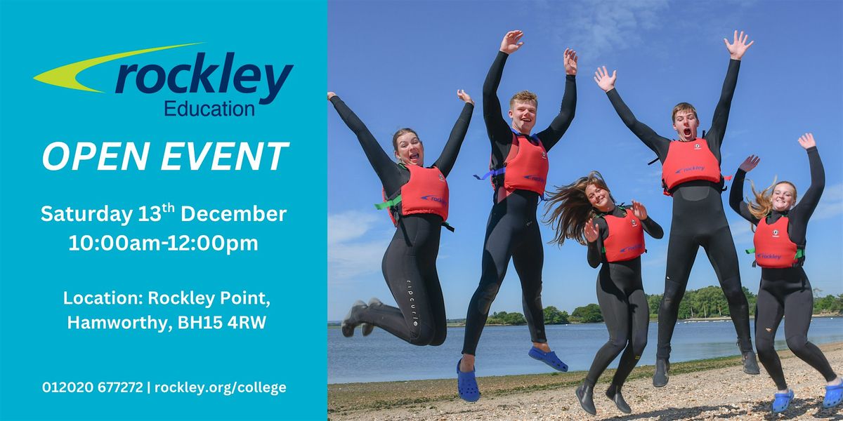 Rockley College Open Event Saturday 13th December 2025