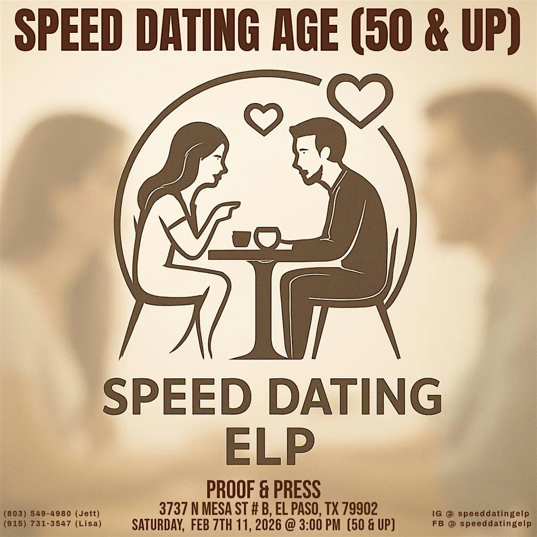 SPEED DATING AGE (50 & UP)