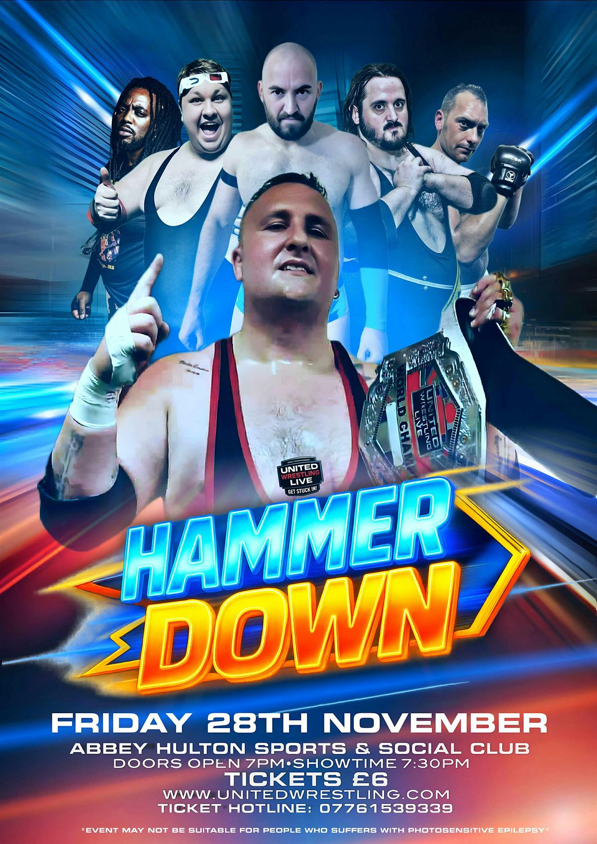 United wrestling hammer down