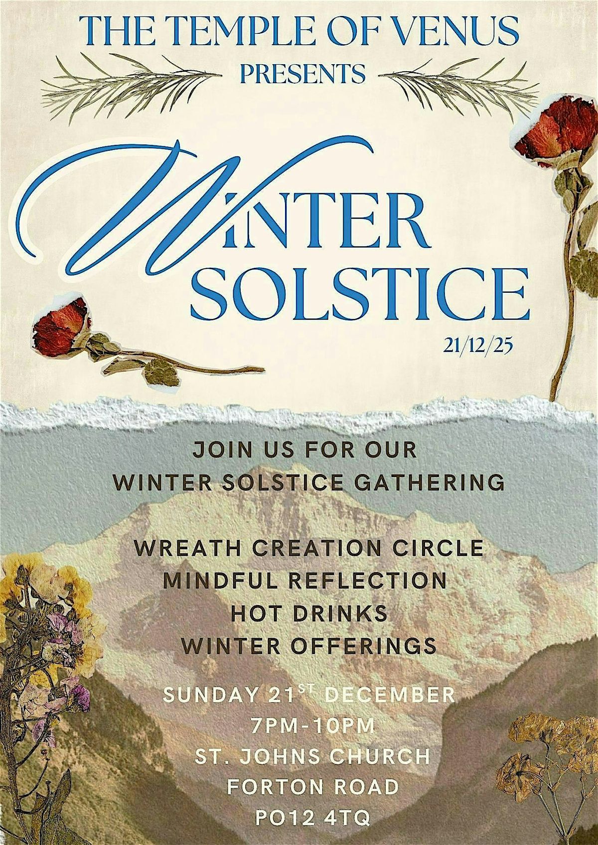 The Temple of Venus presents Winter Solstice