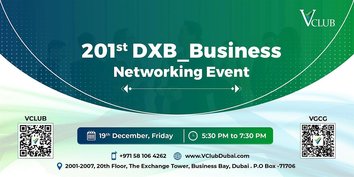 201st  DXB_ Business Networking Meetup
