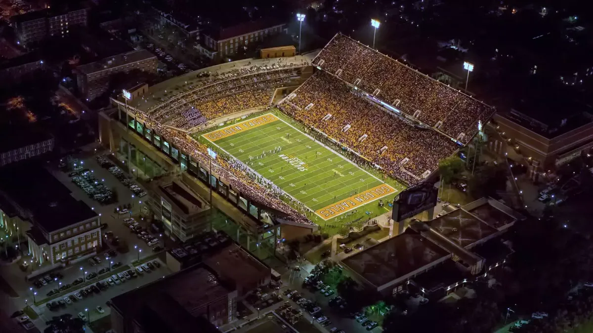 Parking Southern Miss Golden Eagles at Arkansas State Red Wolves Football