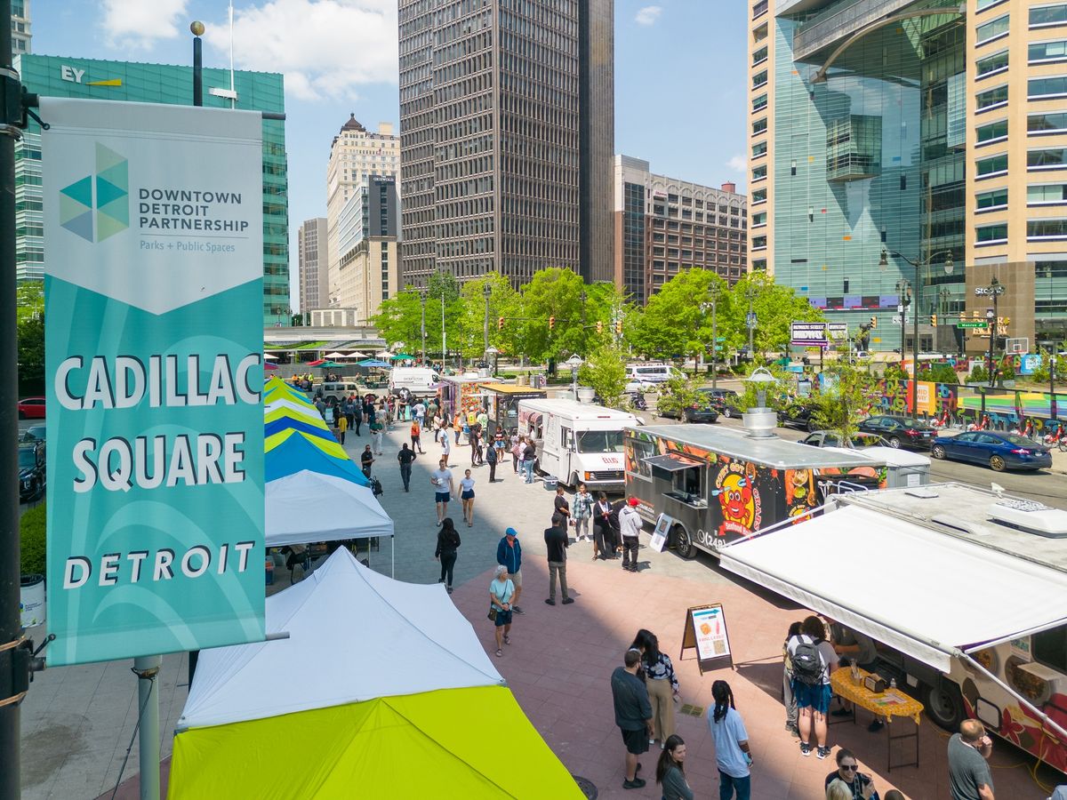 Downtown Street Eats Cadillac Square, Detroit, MI July 8, 2024