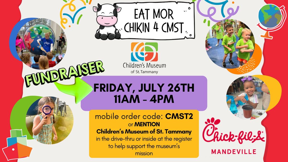 EAT MOR CHIKIN 4 CMST! A ChickfilA Spirit Day (Fundraiser) Chick