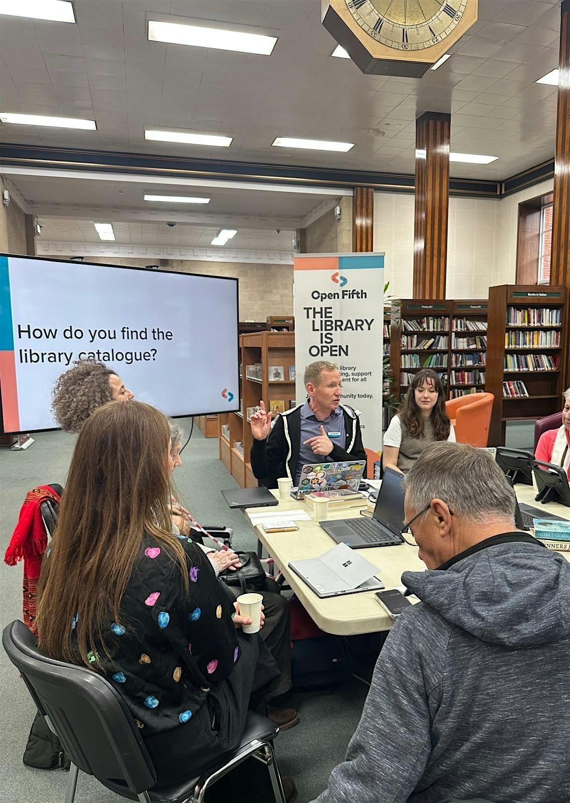 Digital Clinic with Age UK at Charing Cross Library