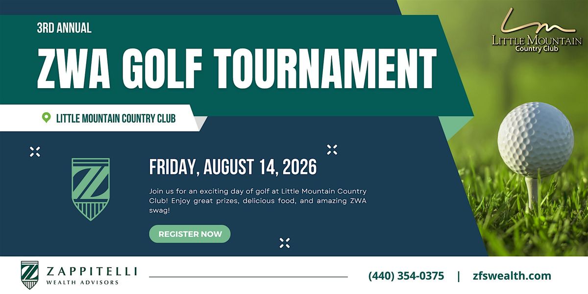 Zappitelli Wealth Advisors 2026 Golf Tournament