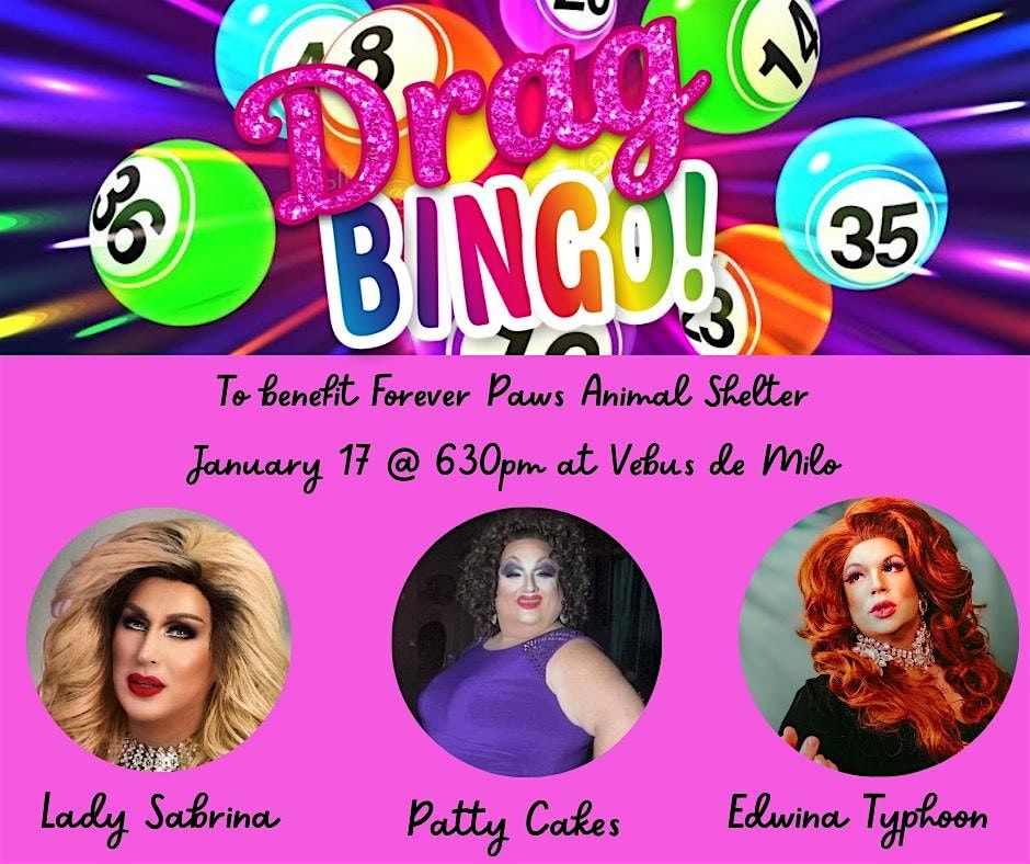 Drag Queen Bingo for Forever Paws!