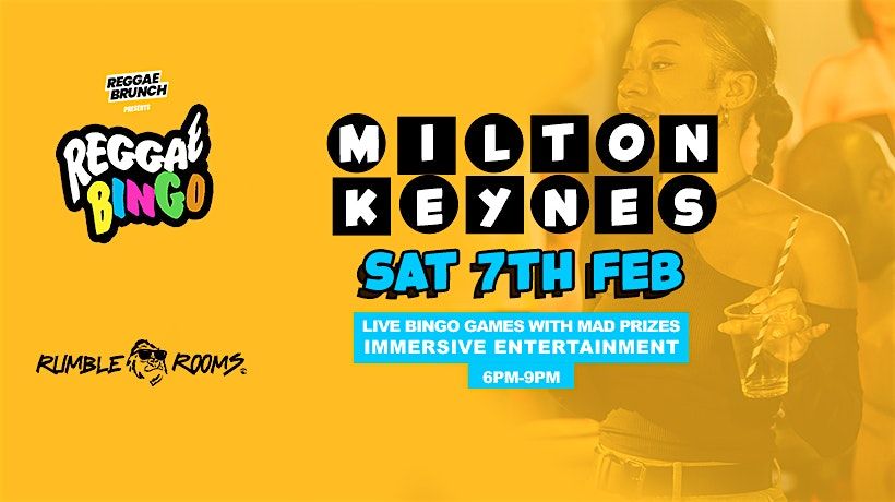 Reggae Bingo - Milton Keynes - Sat 7th Feb