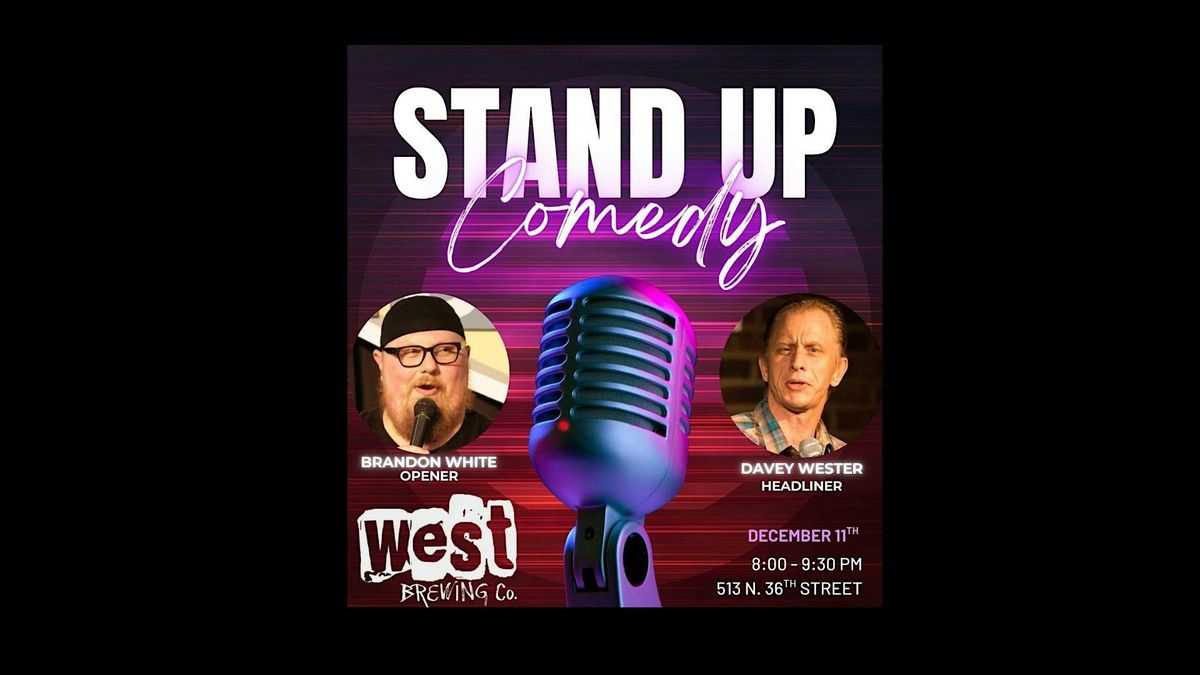 Stand Up comedy show at West Brew Fremont, Live, Local and Hilarious!
