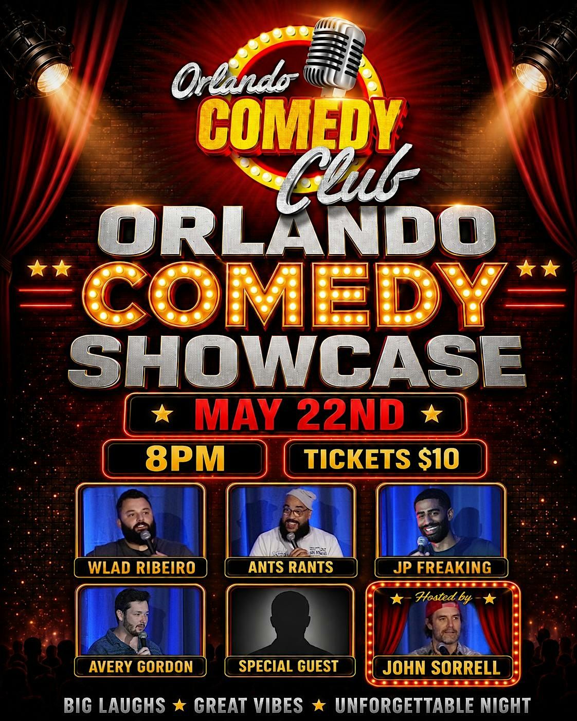 Orlando Comedy Showcase | Live Comedy at Orlando Comedy Club